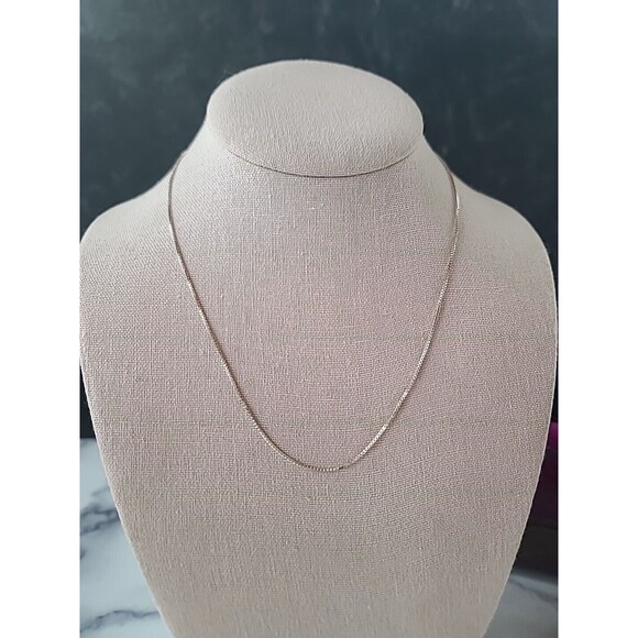 925 Sterling Silver Chain Necklace Vintage - Picture 2 of 10